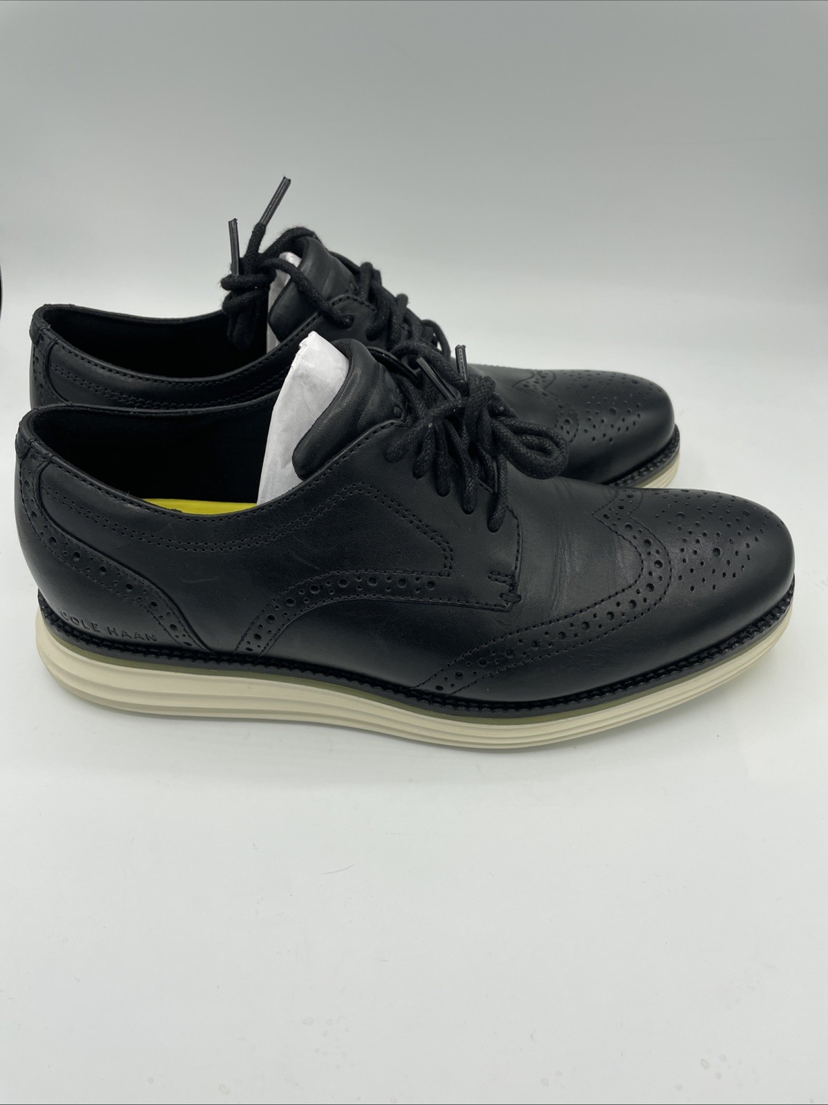 SAOLA Uomo Cole Haan Original Grand Energy Meridian corto alare in pelle taglia 7 5 US