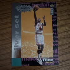 1995-96 Upper Deck Collector's Choice Glen Rice #C13 Silver Set Miami Heat