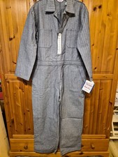 Vintage Walls MasterMade Herringbone Coveralls 44S NWT Utility fisher stripe