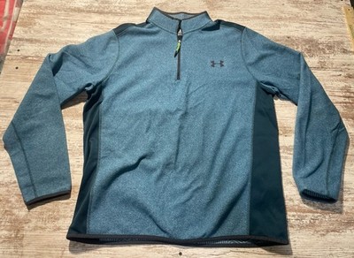 Under Armour Pullover Mens XL Loose Coldgear 1/2 Zip Armour Fleece Performance