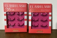 L.W.Y.A Flash Lash “GLAM” Self-Adhesive False Lashes 6 Pairs Lashes