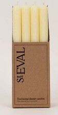 St Eval Unscented Church Candles 7/8" x 10".  12 Candles
