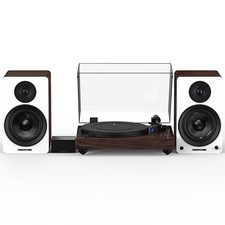 Fluance RT84 Vinyl Turntable, PA10 Preamp, Ai61 Powered 6.5" Bookshelf Speakers