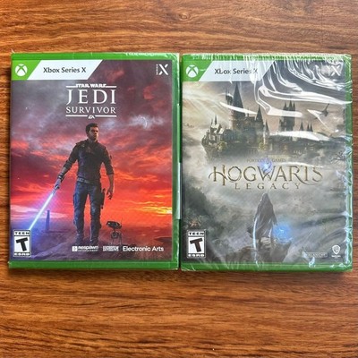 Xbox Series X Game Lot of 2-New Hogwarts Legacy & Star Wars Jedi Survivor-Sealed