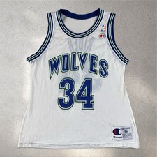 90s NBA Champion Minnesota Timberwolves Isaiah Rider Jersey #34 Twolves Size 36