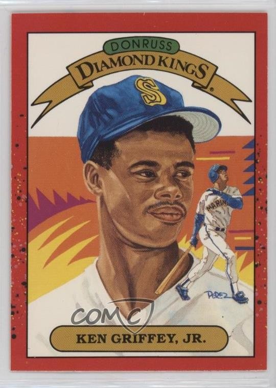 1990 Donruss Diamond Kings Ken Griffey Jr #4 HOF 0c7i