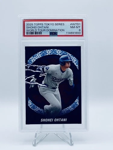 2025 TOPPS-TOKYO SERIES-WORLD TOUR DOMINATION-Shohei Ohtani-PSA 8 - WTD-1