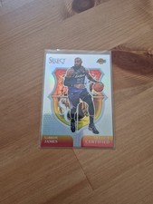 2024-25 Select Silver Prizm Select Certified 5 LeBron James A 