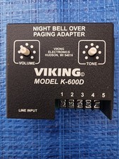 Viking K-600D Night Bell Over Paging Adapter
