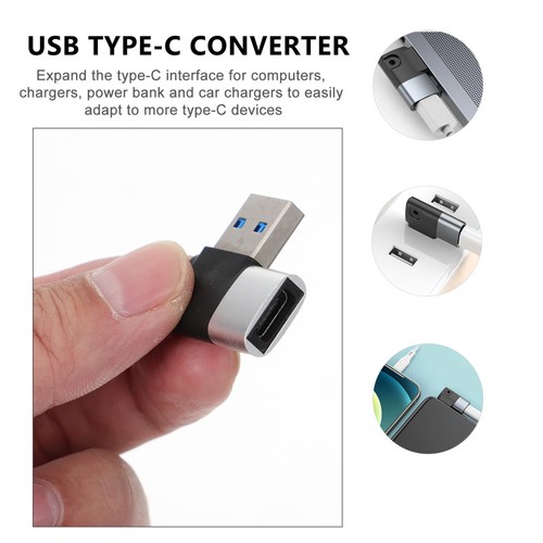 2 Pcs Type-c Adapter Usb Extension to Usb-c Converter Right Anlge - 第 11/12 張圖片