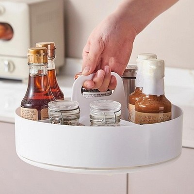 Rotierender Make-up Organizer Kosmetik Organisation Make-up Pinsel Lotion Display
