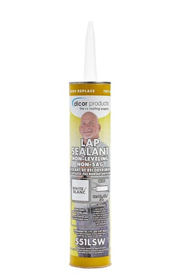 #ad Dicor 551LSW 1 HAPS Free NON Leveling Lap Sealant 10.3 Oz White Secure Idea $18.99