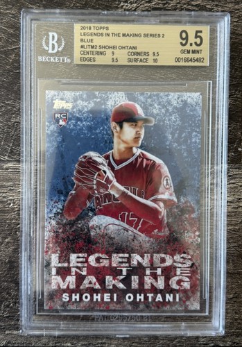 Shohei Ohtani [Blue] #2 2018 Topps Legends in the Making card