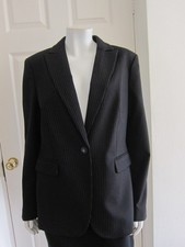 BNWT M&S black jacket, long sleeve, size 14 Slim fit