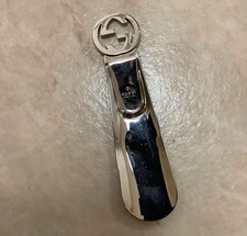 Gucci inter rocking shoehorn silver rare limited from Japan
