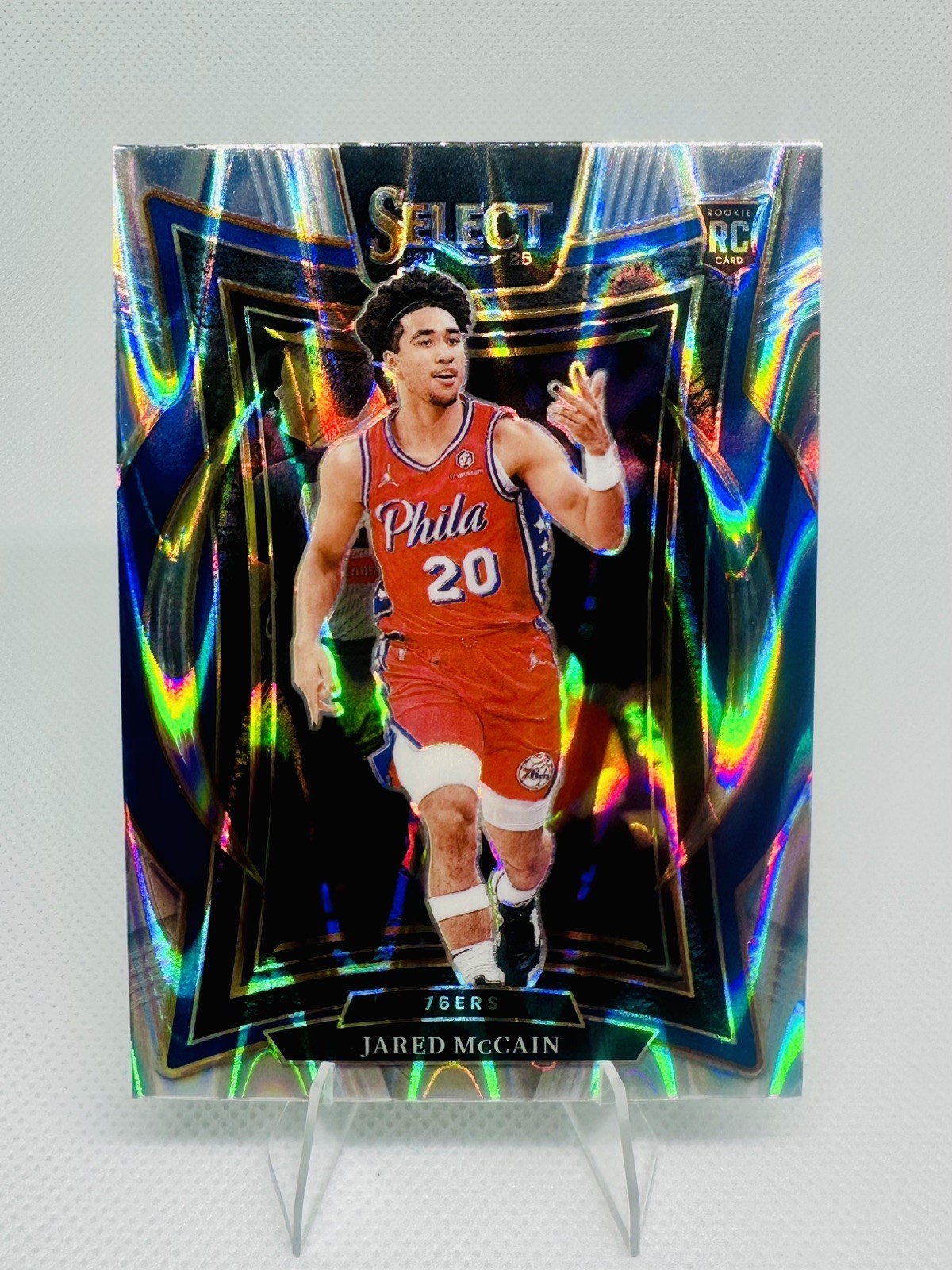 2024-25 Panini Select - Concourse Jared McCain #82 Tectonic Prizm (RC)