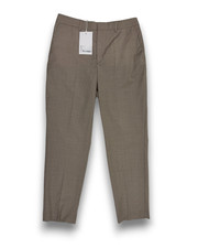 Filippa K Damen Hose Emma Cropped Gr. 36 in Faded Khaki Mid Waist Stoffhose