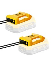 2 Pack USB Battery Adapter for 20V Batteries, Converter with USB Type-C Ports