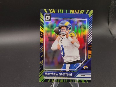 2024 Panini Donruss Optic - Matthew Stafford #113 Electricity Prizm 65/75 Rams