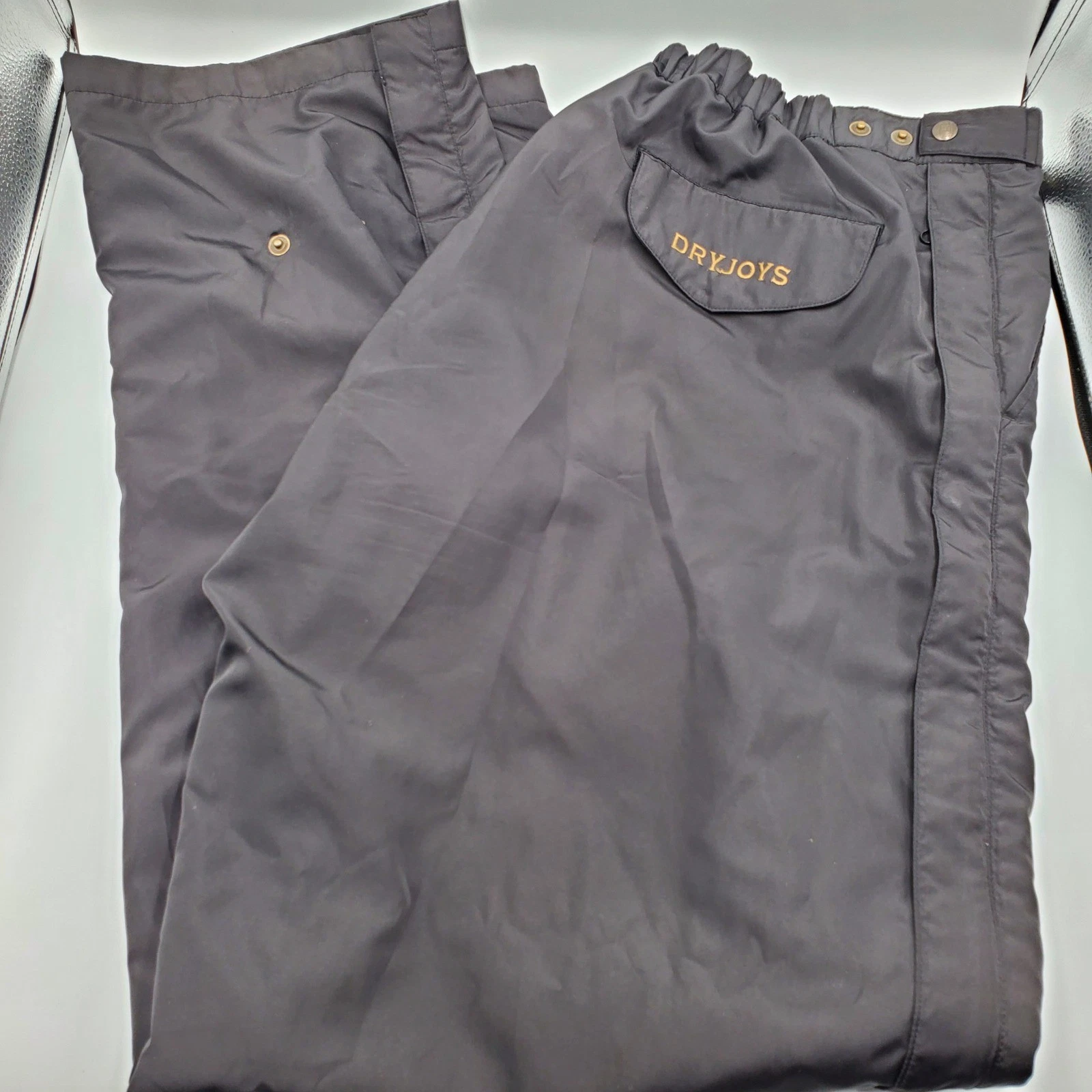 FootJoy DryJoys Mens Golf Rain Pants Black Waterproof XL Performance Trouser