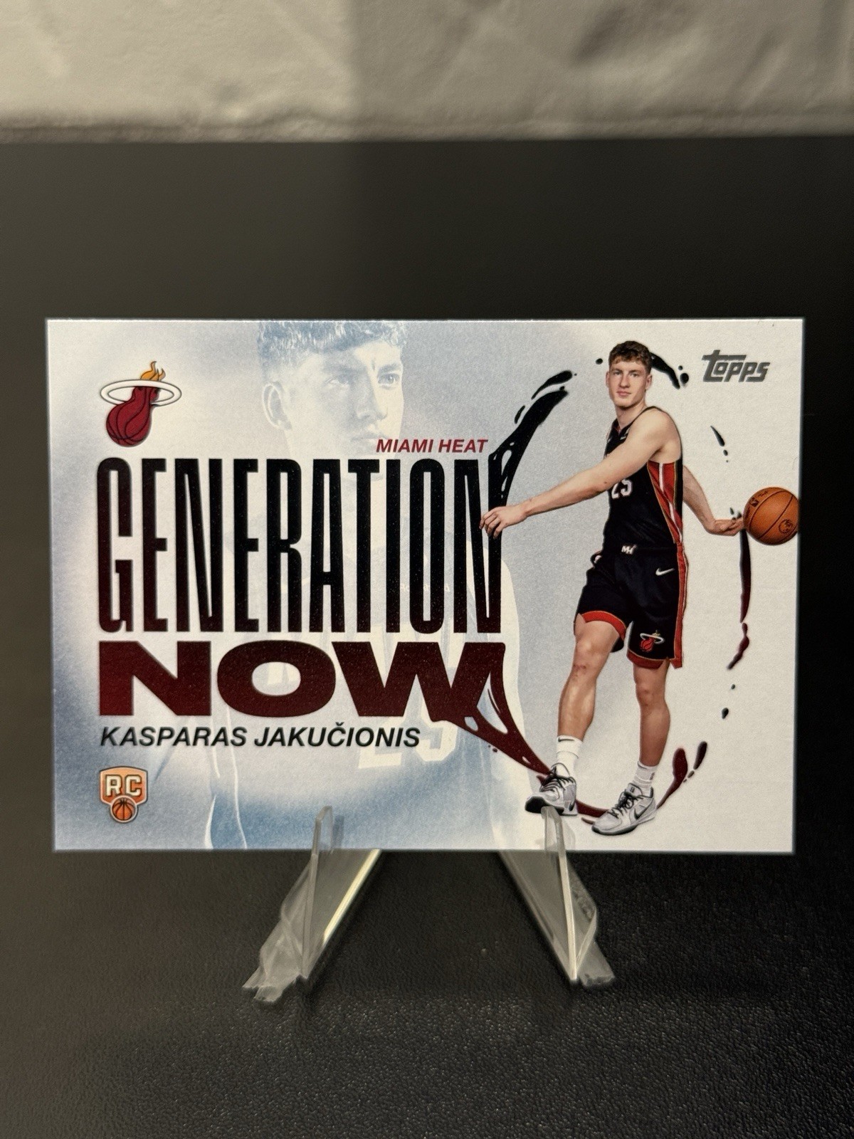 2025-26 Topps Basketball Kasparas Jakucionis #GN-20 Generation Now RC