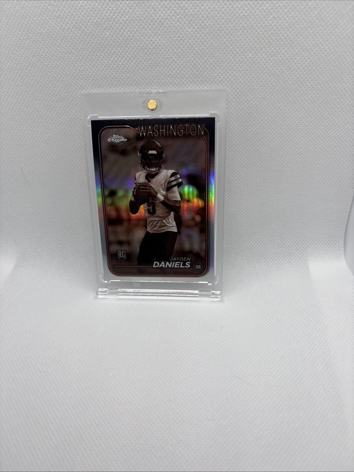 2024 Jayden Daniels - Topps Chrome #201 (RC) Sepia Refractor Short Print!!