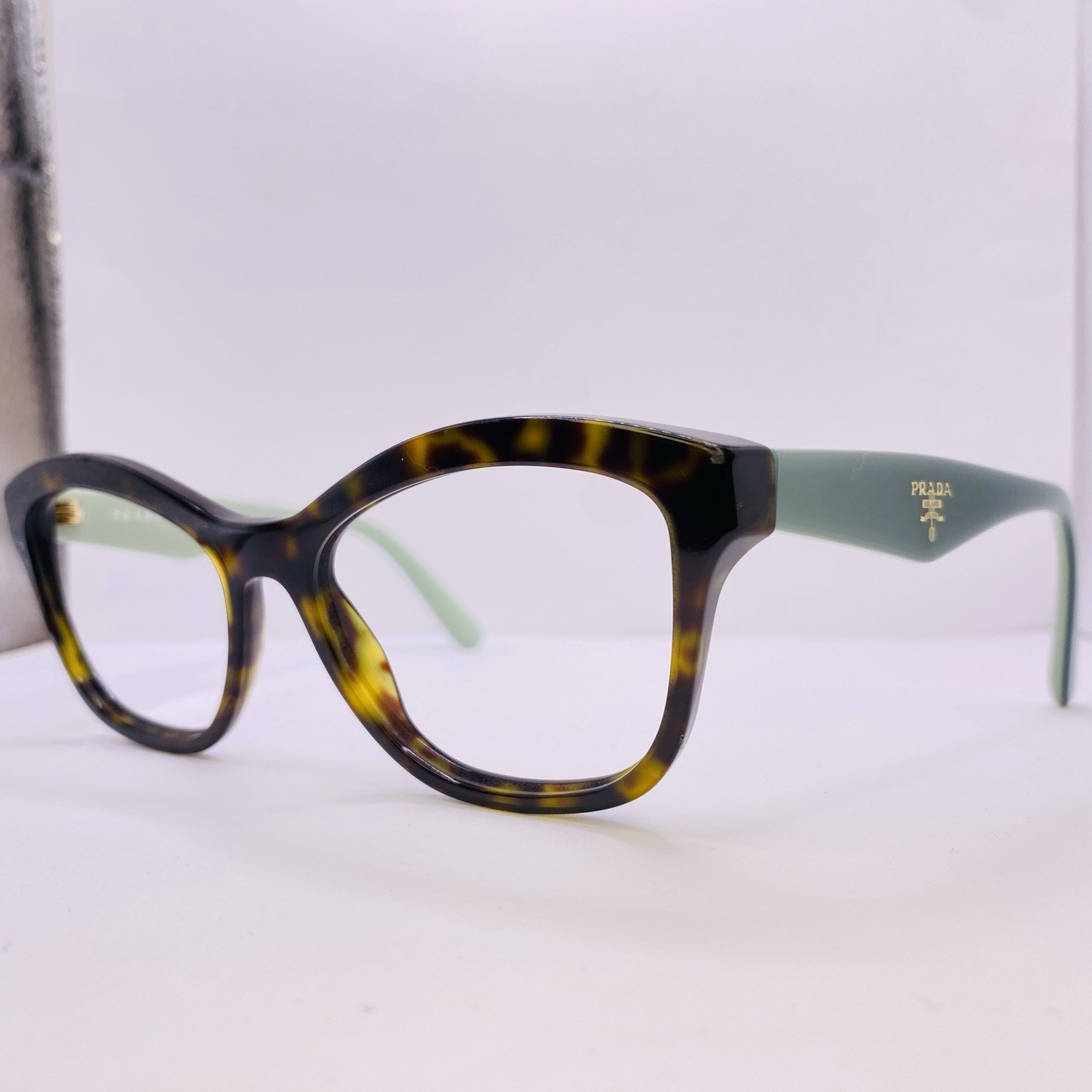 Prada Milano Sunglasses Eyeglasses VPR 29R 2AU-1O1 54 [] 17 140 Tortoise Mint thumbnail 3