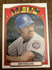 NEW YORK METS: Jim Fregosi Custom Modern 1972 Style Art Card
