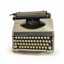 Vintage Royal Mercury Portable Typewriter  With Case Made in Japan 1960s thumbnail