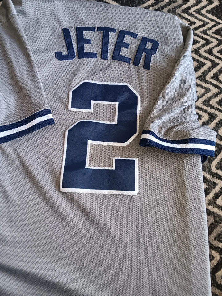 Тренировочная футболка New York Yankees (XXL) Grey Derek Jeter - Изображение 3 из 4