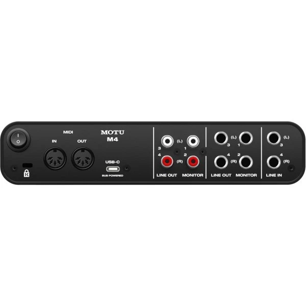 MOTU M4 USB Audio Interface 4x4 24 Bit/192 kHz High End Interface | NEU - Bild 4 von 4