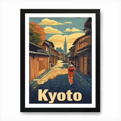 Aihrgdesign A Retro Reiseposter F Gerahmtes Wandbild Poster Leinwanddruck Bild