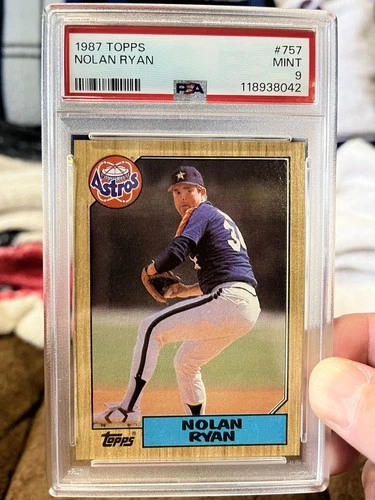 1987 Topps - Nolan Ryan #757 PSA MINT 9 Houston Astros