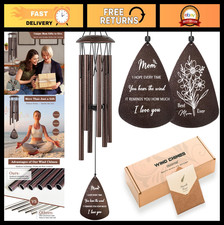 32" Bronze Wind Chimes - Perfect Gift for Mom, Mother-in-Law, Best Mom Ever