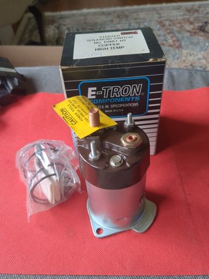 NOS D981 HT E-TROM COMPONENTS STARTER SOLENOID SWITCH COPPER HIGH TEMP WELLS NEW
