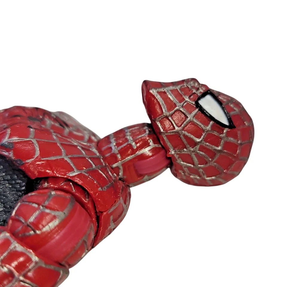 Figura de acción Toy Biz Spider-Man 2 The Movie 2003 6" súper posable Foto 4 de 4