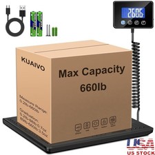 High Precision Shipping Scale W/ LCD Display Hold Tare Dual Power 660lbs New