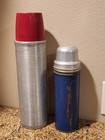 2 Vintage Thermos; Landers, Frary & Clark Universal; Thermos Model 2484 — photo 1