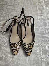 Zara Women's Leopard High Heel Size 41 Brand New with Box