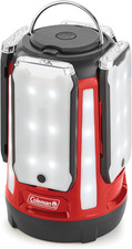 Coleman Quad Panel 800L LED Lantern, Water-Resistant Lantern with 4 Removable Ma