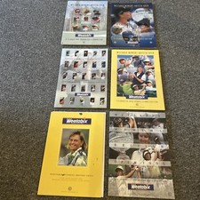WOMENS BRITISH OPEN GOLF PROGRAMMES x 6 full run 1995-2000 