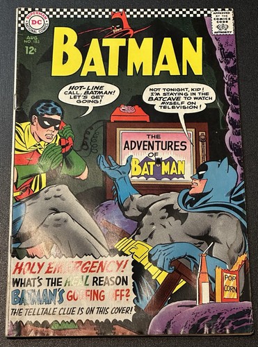 Batman #183 - 2nd Poison Ivy Appearance - D.C. Comics (1966) - Silver Age