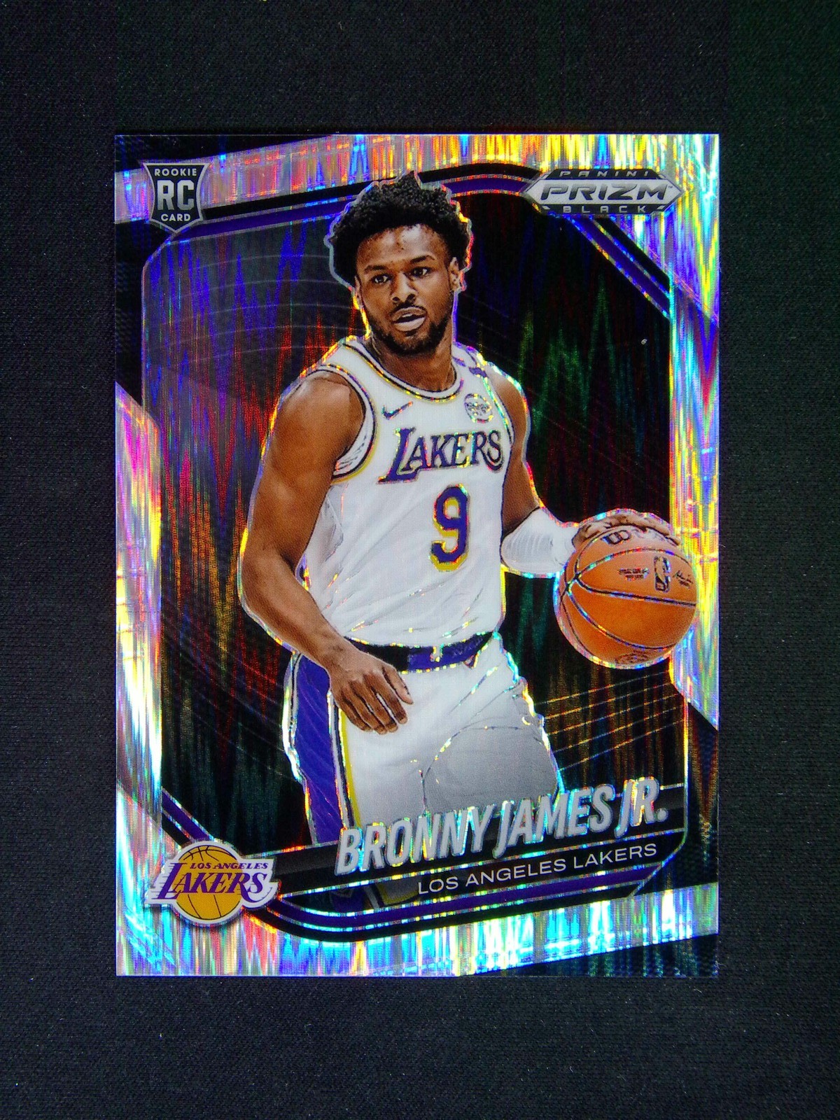 2024-25 Panini Prizm Black Bronny James Jr. #94 RC Rookie Skewed /249