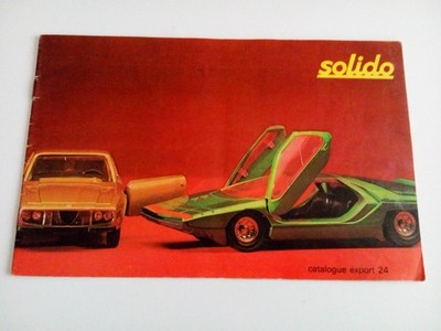 Katalog Solido 1972 (Catalogue Export 24), 24 Seiten