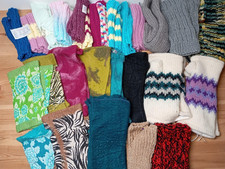 Stulpen aus Filz gestrickt handmade Hände Arme Beine für Kind, Frau & Mann Wolle