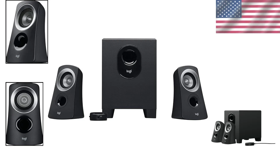 Z313 Multimedia Speakers - Full Range Audio, Strong Bass - Image 2 of 4