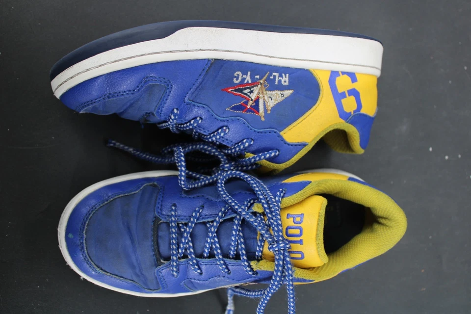 Ralph Lauren Yacht Club Bandera Rojo Blanco Azul Polo Tenis Niños Pequeños Talla 1 Foto 2 de 4