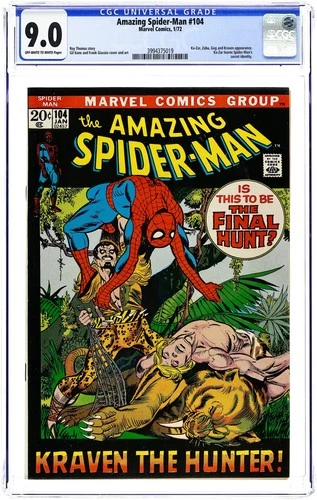 Amazing Spider-Man #104 CGC 9.0 1972 3994375019
