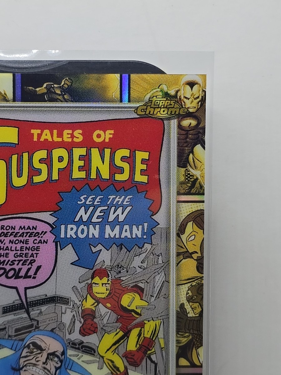 2025 Topps Chrome Marvel Tales Of Suspense #48 Iron Man Gold #IM-2