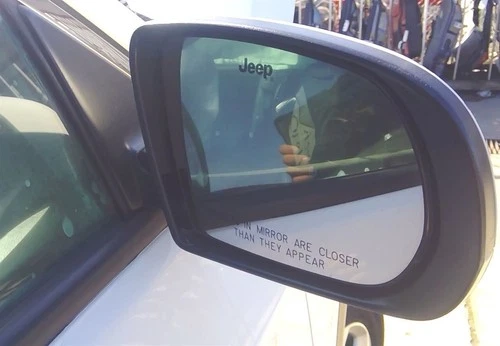 2021 Jeep Compass Passenger Right RH Side View Mirror in PW3 White.